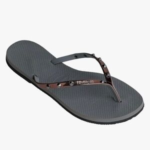 NEW Havaianas Women's You Spike Sandals Beach Flip Flops Studded